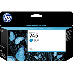 HP Ink Cartridge No 745 Cyan
