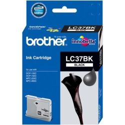 Brother LC37BK Black Ink Cartridge (0.35K) GENUINE