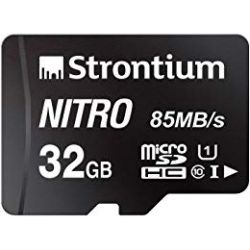 Strontium Nitro 32GB micro SD with Adapter 85MB/s U1 Class