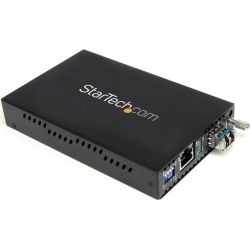 StarTech 1000 Mbps Gigabit Single Mode Fiber Media Converter LC 40 km
