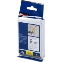 Brother TZE-FX221 9mm Black on White Flexible TZE Tape