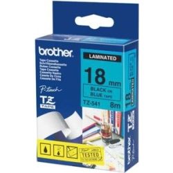 Brother TZ-541 Black Printing on Blue Tape 18mm 8m