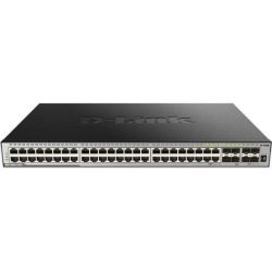 D-Link DGS-3630-52TC/SI 52-Port Gigabit xStack Layer 3+ Managed Stackable Switch with 48 1000Base-T and 4 10 GbE SFP+ Ports