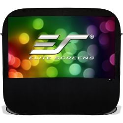 Elite Screens 92 16:9 Spring Framed Fast Unfolding Portable Projector Pop Up Cinema