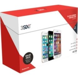 3Sixt Screen Protector iPh 8+/7+/6S+/6+ Glass Bulk Pk 50