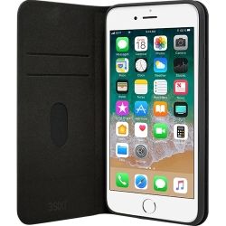 3Sixt Slim Folio Black iPhone 7+/7S+/6+/6S+