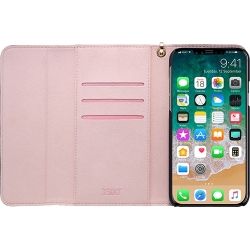 3Sixt NeoClutch Premium Black/Dusty Pink iPhone 8