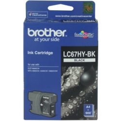 Brother LC67HYBK Black High Yield Ink Cartridge GENUINE