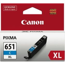 Canon CLI651XLC Cyan Extra Large Ink Cartridge GENUINE