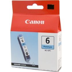 Canon BCI6PC Photo Cyan Ink Tank- GENUINE