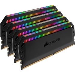 Corsair Dominator Platinum RGB 32GB (4x 8GB) DDR4 3200MHz CL16 DIMM Unbuffered 16-18-18-36 XMP 2.0 Base SPD@2666 Black Heatspreaders 1.35V AMD Ryzen