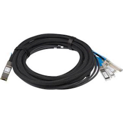 StarTech 5m QSFP+ Breakout Cable QSFP+ to 4 SFP+