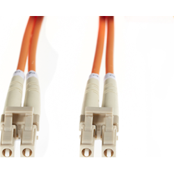 4Cabling 5m LC-LC OM1 Multimode Fibre Optic Cable Orange 2mm
