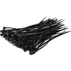 4Cabling Cable Ties 380mm (L) x 7.6mm (W) Black Bag of 1000