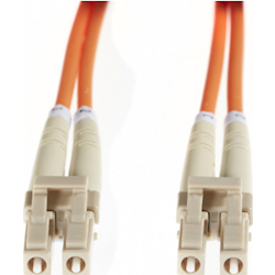 4Cabling 0.5m LC-LC OM1 Multimode Fibre Optic Cable Orange