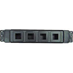 Elsafe PB Series 2 Data Punch Outs Frame Face Plates Black