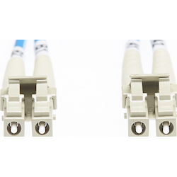 4Cabling 10m LC-LC OM1 Multimode Fibre Optic Cable Blue