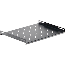 4Cabling 1RU Fixed Rack Shelf Suitable for 600mm Hinged Wall Mount Cabinet