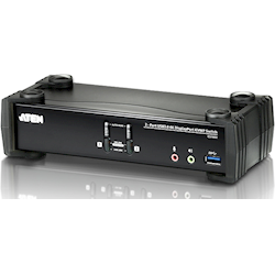 Aten 2-Port USB 4K DisplayPort KVMP USB 3.0 Switch. Support 4096 x 2160 @ 60Hz