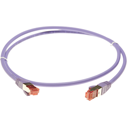 4Cabling 2.5m Cat6a S/FTP LSZH Ethernet Network Cable Purple