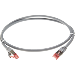 4Cabling 2.5m Cat6a S/FTP LSZH Ethernet Network Cable Grey