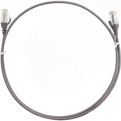 4Cabling 2.5m Cat6 RJ45 RJ45 Ultra Thin LSZH Network Cables : Grey