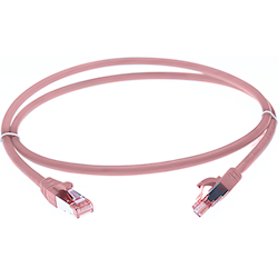 4Cabling 7m Cat6a S/FTP LSZH Ethernet Network Cable Pink