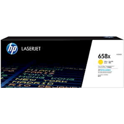 HP 658X Yellow LaserJet Toner Cartridge