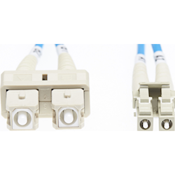 4Cabling 2m LC-SC OM1 Multimode Fibre Optic Cable Blue