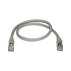 StarTech 0.5m Grey Cat6a Ethernet Cable STP