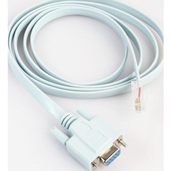 4Cabling Cisco Console Cable DB9 to RJ45 1.8m Aqua