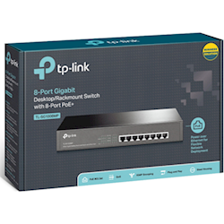 TP-Link TL-SG1008MP: 8-port Gigabit Ethernet Switch with PoE+
