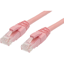 4Cabling 20m RJ45 Cat6 Ethernet Cable. Pink
