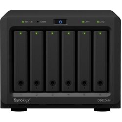 Synology DiskStation DS620Slim 6-Bay NAS 2.5 Diskless 2xGbE Intel Celeron 2GB DDR3L RAM 2x USB 3.0 2.5 Drives Only