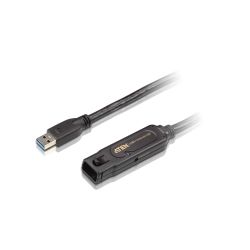 Aten USB 3.1 Gen 1 Extender with AC Adapter 10M Support 5.0Gps daisy-chain up to 50m Ultra slim Design and unique locker Head Design