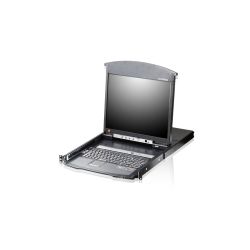Aten Altusen 16-Port Rackmount USB-PS/2 Cat5 19 inch LCD KVM Over IP Switch with Daisy Chain