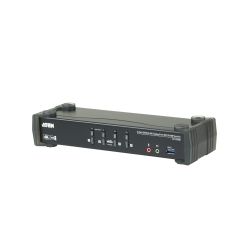 Aten 4-Port USB 3.0 4K DisplayPort KVMP Switch with build in MST Hub. Support HDCP 4096x2160 @ 60Hz DP 1.2 Mouse emulation Keyboard emulation