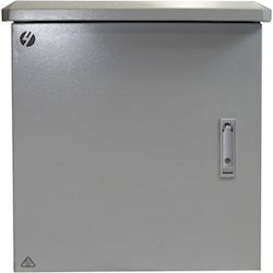 4Cabling 18RU 600mm Wide x 600mm Deep Grey Outdoor Wall Mount Cabinet. IP65