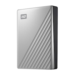 WD My Passport Ultra 4TB Portable External Hard Disk Drive HDD Silver