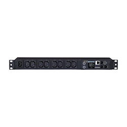 CyberPower Monitored ePDU PDU31004 1RU horizontal 12Amp input SNMP Network Connection 8x IEC-320 C13 out -IEC-320 C14 in 2yr Adv. Replacement