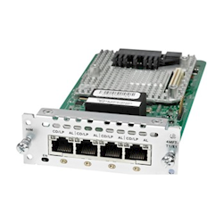 Cisco (NIM-4MFT-T1/E1) 4-Port Multiflex Trunk Voice/Clear-Channel Data T1/E1 Module