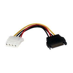 StarTech 6 inch SATA to LP4 Power Cable Adapter F/M