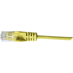 Hypertec HCAT6YL0.5SL Cat6 28AWG Yellow Patch Lead 0.5m Slim 1yr