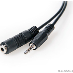 CONNECT 2m 3.5mm Stereo Audio Extension Cable Male to Female