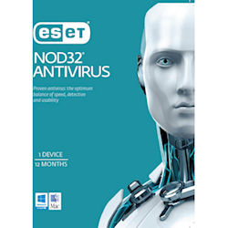 ESET NOD32 Antivirus 3 Devices 1 Year Retail Download Card