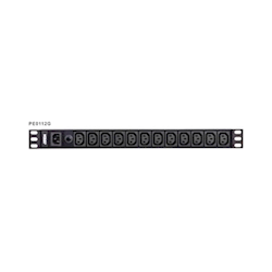 Aten (PE0112G-AT-G) 12-Port 1U Basic PDU Supports up to 10A with 12 IEC C13 Outputs