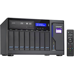 Qnap 8-Bay NAS Tower Intel i5 3.4GHz Quad Core Blu-ray (Preloaded) and TB3 16G