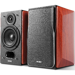 Edifier P17 Passive Bookshelf Speakers Premium Wooden Enclosures/3/4inch Silk Dome Tweeters/4inch Bass Drivers/Wall-mount Brackets