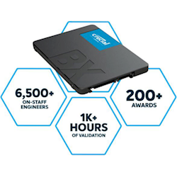 Crucial BX500 1TB 2.5 Internal SATA SSD 540R/500W MB/s 3yr Wty