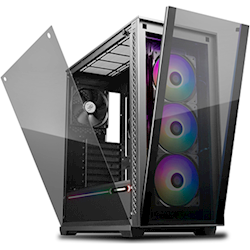 Deepcool Matrexx 70 ARGB 3F Full Sized Tempered Glass ARGB Case W/ 3 Preinstalled RGB Fans